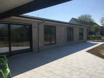 Villa med ensidig taghældning