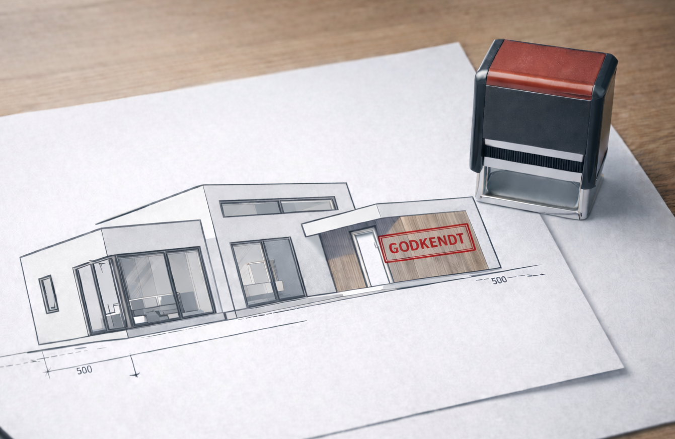 Vi hjælper med byggetilladelse