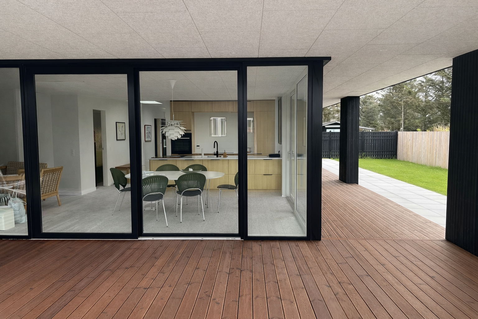 Dejlig overdække terrassen